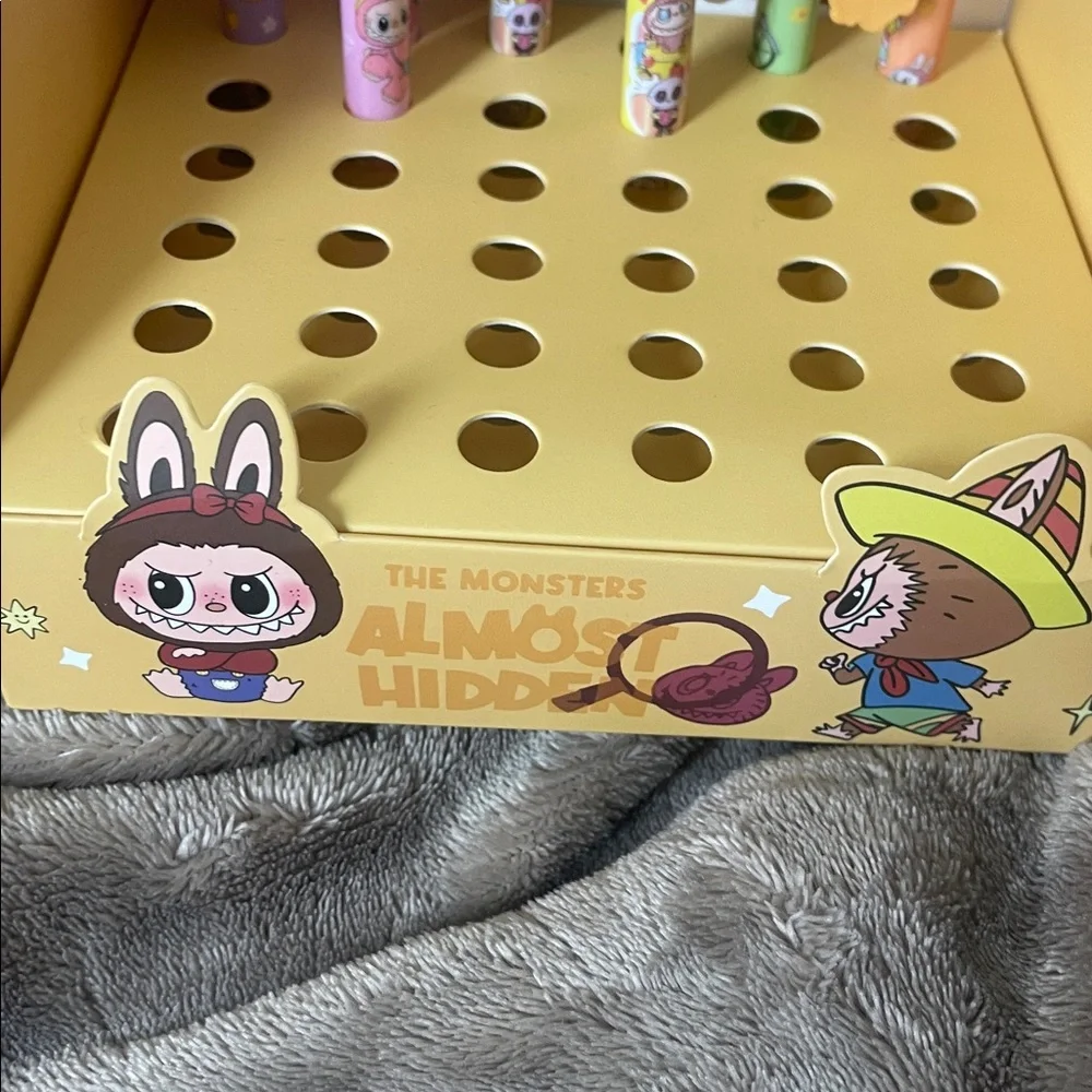 Seven pens 2 in 1 pen highlighter monster Labubu Pens Set of 7
